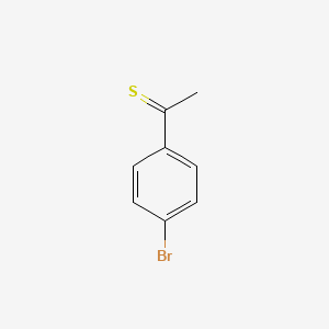 molecular formula C8H7BrS B15453723 Ethanethione, 1-(4-bromophenyl)- CAS No. 62486-63-9