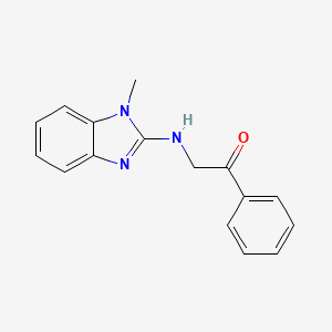 2-[(1-Methyl-1H-benzimidazol-2-yl)amino]-1-phenylethan-1-one