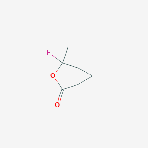 4-Fluoro-1,4,5-trimethyl-3-oxabicyclo[3.1.0]hexan-2-one