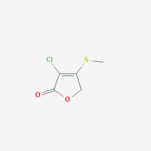 3-Chloro-4-(methylsulfanyl)furan-2(5H)-one