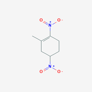 molecular formula C7H10N2O4 B15453738 2-Methyl-1,4-dinitrocyclohex-1-ene CAS No. 62438-50-0