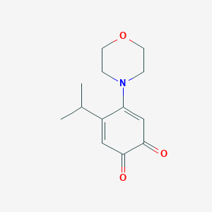 4-(Morpholin-4-yl)-5-(propan-2-yl)cyclohexa-3,5-diene-1,2-dione