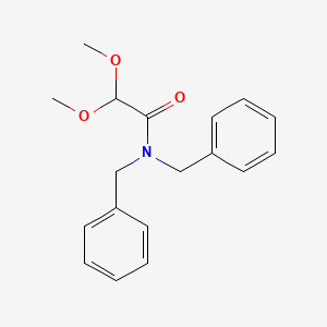 molecular formula C18H21NO3 B15453774 N,N-Dibenzyl-2,2-dimethoxyacetamide CAS No. 62373-74-4