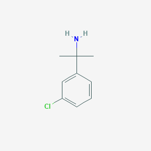 molecular formula C9H12ClN B154538 2-(3-氯苯基)丙烷-2-胺 CAS No. 17790-50-0
