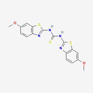 N,N'-Bis[(6-methoxy-1,3-benzothiazol-2-yl)]thiourea