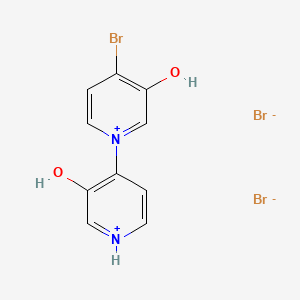 molecular formula C10H9Br3N2O2 B15453837 4-Bromo-3,3'-dihydroxy-1,4'-bipyridin-1-ium dibromide CAS No. 62214-83-9