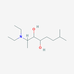 2-(Diethylamino)-7-methyloctane-3,4-diol