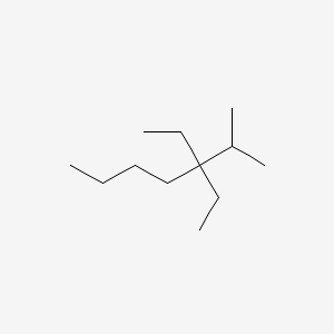 molecular formula C12H26 B15453870 3,3-Diethyl-2-methylheptane CAS No. 62198-90-7