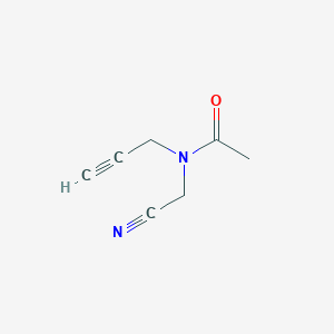 N-(Cyanomethyl)-N-(prop-2-yn-1-yl)acetamide