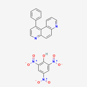 molecular formula C24H15N5O7 B15453893 1-Phenyl-4,7-phenanthroline;2,4,6-trinitrophenol CAS No. 62366-04-5