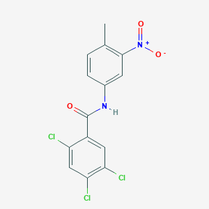 2,4,5-Trichloro-N-(4-methyl-3-nitrophenyl)benzamide