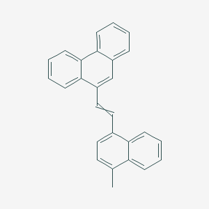 9-[2-(4-Methylnaphthalen-1-yl)ethenyl]phenanthrene