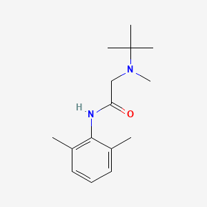 molecular formula C15H24N2O B15453940 N~2~-tert-Butyl-N-(2,6-dimethylphenyl)-N~2~-methylglycinamide CAS No. 62499-32-5