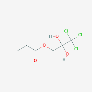 3,3,3-Trichloro-2,2-dihydroxypropyl 2-methylprop-2-enoate