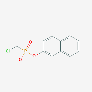 molecular formula C11H9ClO3P- B15454006 Naphthalen-2-yl (chloromethyl)phosphonate CAS No. 62442-56-2