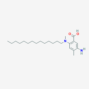 5-Amino-4-methyl-2-[methyl(tetradecyl)amino]benzoic acid