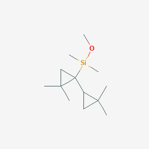 Methoxy(dimethyl)[2,2,2',2'-tetramethyl[1,1'-bi(cyclopropane)]-1-yl]silane