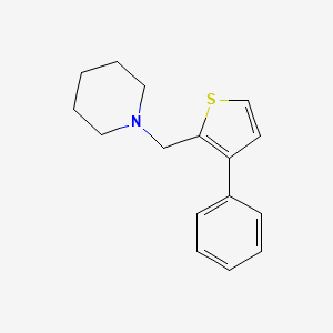 1-[(3-Phenylthiophen-2-yl)methyl]piperidine