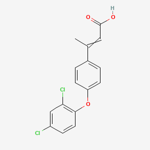 3-[4-(2,4-Dichlorophenoxy)phenyl]but-2-enoic acid