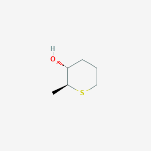 molecular formula C6H12OS B15454151 (2S,3R)-2-methylthian-3-ol CAS No. 62614-81-7