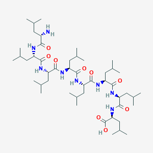 molecular formula C48H90N8O9 B15454168 L-Leucyl-L-leucyl-L-leucyl-L-leucyl-L-leucyl-L-leucyl-L-leucyl-L-leucine CAS No. 62526-44-7