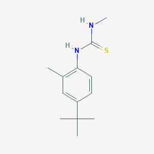 molecular formula C13H20N2S B15454171 N-(4-tert-Butyl-2-methylphenyl)-N'-methylthiourea CAS No. 62616-59-5