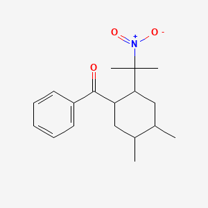 Methanone, [4,5-dimethyl-2-(1-methyl-1-nitroethyl)cyclohexyl]phenyl-