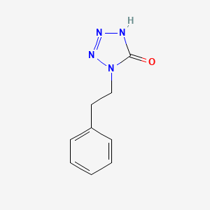 molecular formula C9H10N4O B15454331 1-(2-Phenylethyl)-1,2-dihydro-5H-tetrazol-5-one CAS No. 62442-50-6