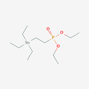 Diethyl [2-(triethylstannyl)ethyl]phosphonate