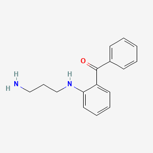 {2-[(3-Aminopropyl)amino]phenyl}(phenyl)methanone