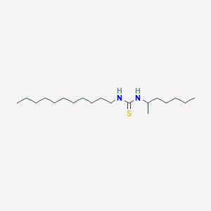 molecular formula C19H40N2S B15454433 N-Heptan-2-yl-N'-undecylthiourea CAS No. 62549-45-5