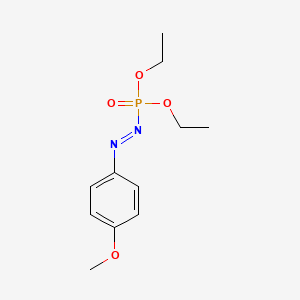 Diethyl [(E)-(4-methoxyphenyl)diazenyl]phosphonate