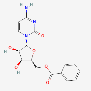 molecular formula C16H17N3O6 B15454479 5'-O-Benzoylcytidine CAS No. 62374-29-2