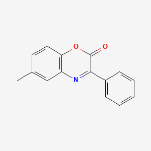 6-Methyl-3-phenyl-1,4-benzoxazin-2-one