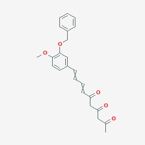 molecular formula C24H24O5 B15454529 10-[3-(Benzyloxy)-4-methoxyphenyl]deca-7,9-diene-2,4,6-trione CAS No. 62135-91-5