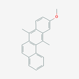 molecular formula C21H18O B15454534 10-Methoxy-7,12-dimethyltetraphene CAS No. 62064-35-1