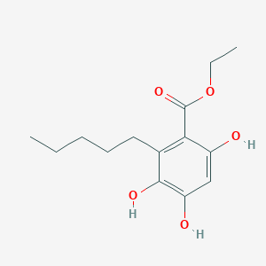 Ethyl 3,4,6-trihydroxy-2-pentylbenzoate