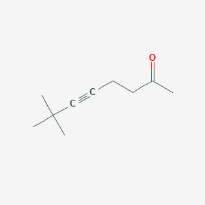 molecular formula C10H16O B15454536 7,7-Dimethyloct-5-yn-2-one CAS No. 62248-75-3