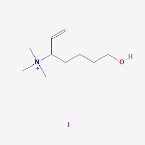 7-Hydroxy-N,N,N-trimethylhept-1-en-3-aminium iodide