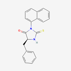 (5S)-5-Benzyl-3-(naphthalen-1-yl)-2-sulfanylideneimidazolidin-4-one