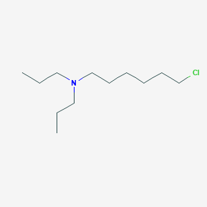 molecular formula C12H26ClN B15454559 6-Chloro-N,N-dipropylhexan-1-amine CAS No. 62088-09-9