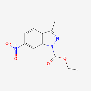 Ethyl 3-methyl-6-nitro-1H-indazole-1-carboxylate