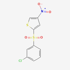 2-(3-Chlorobenzene-1-sulfonyl)-4-nitrothiophene