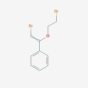 [2-Bromo-1-(2-bromoethoxy)ethenyl]benzene