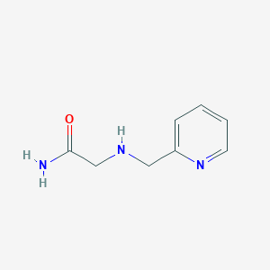 N~2~-[(Pyridin-2-yl)methyl]glycinamide