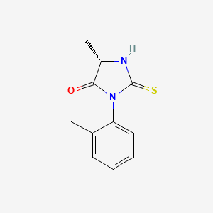 (5S)-5-Methyl-3-(2-methylphenyl)-2-sulfanylideneimidazolidin-4-one