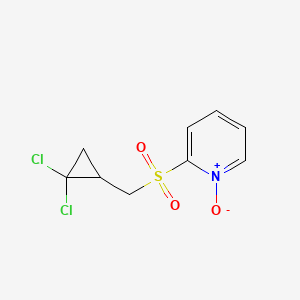 2-[(2,2-Dichlorocyclopropyl)methanesulfonyl]-1-oxo-1lambda~5~-pyridine