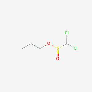 molecular formula C4H8Cl2O2S B15454857 Propyl dichloromethanesulfinate CAS No. 62479-77-0