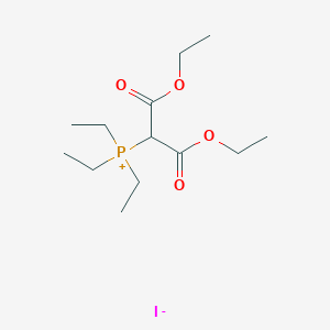 molecular formula C13H26IO4P B15454875 (1,3-Diethoxy-1,3-dioxopropan-2-yl)(triethyl)phosphanium iodide CAS No. 62346-70-7