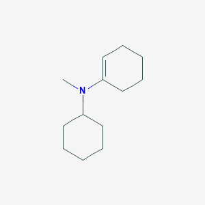 1-Cyclohexen-1-amine, N-cyclohexyl-N-methyl-